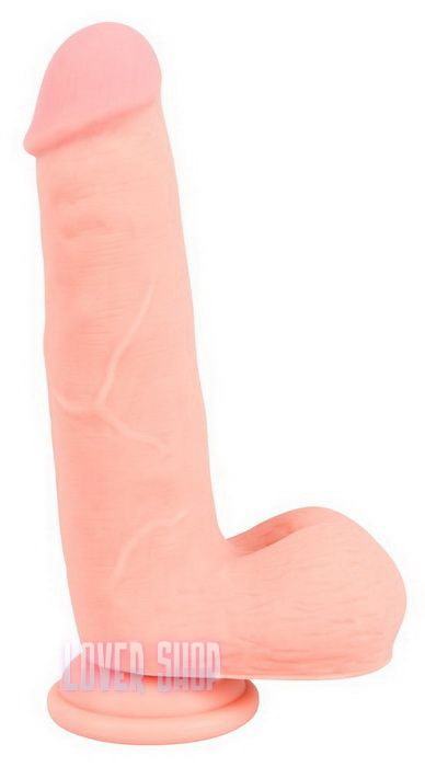 Фаллоимитатор Medical Silicone Dildo 20 см, телесный Фаллоимитатор Medical Silicone Dildo 20 см, телесный