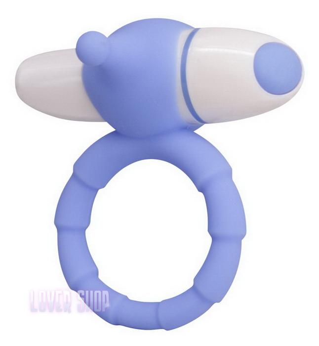 Эрекционное кольцо Swirly Pop Play Candi, голубое