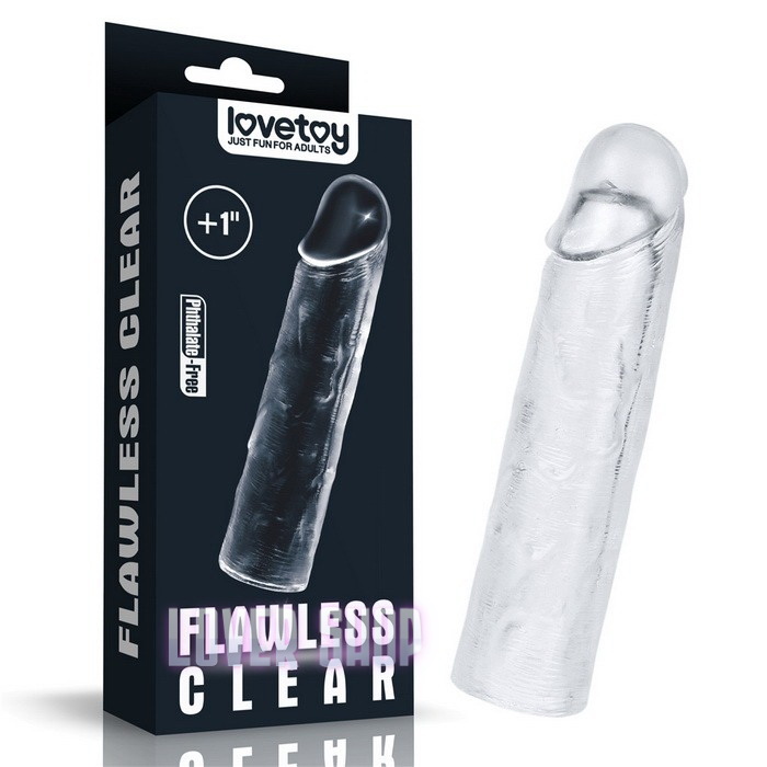 Насадка на член Flawless Clear Penis Sleeve Add 1 Lovetoy