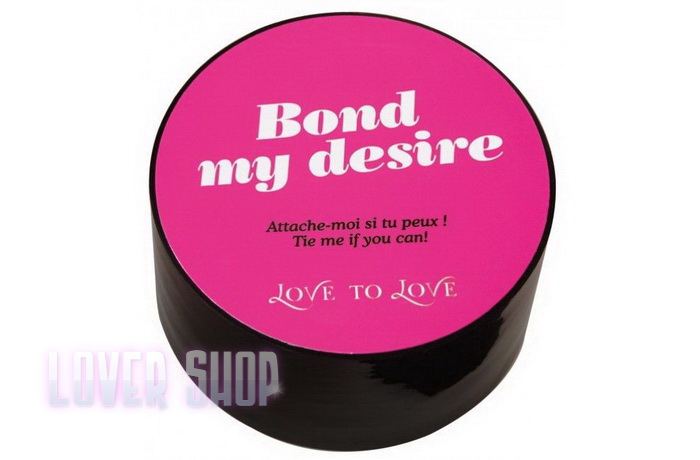 Скотч для бондажа Bond My Desire Черный Love To Love