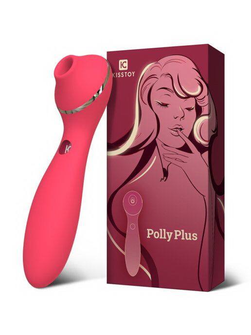 KisToy Polly Plus Red - Вакуумный вибратор